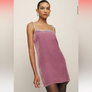 NWT Reformation Pia Velvet Dress size 4